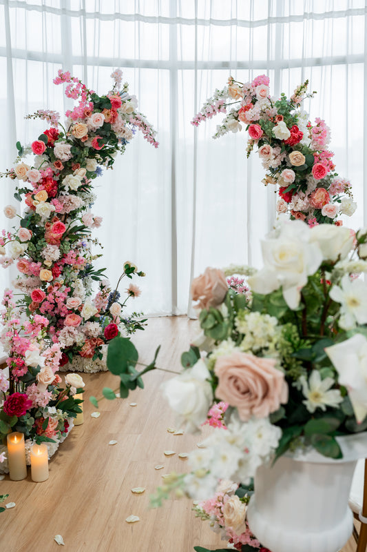 THE ELLE FLORAL PILLARS