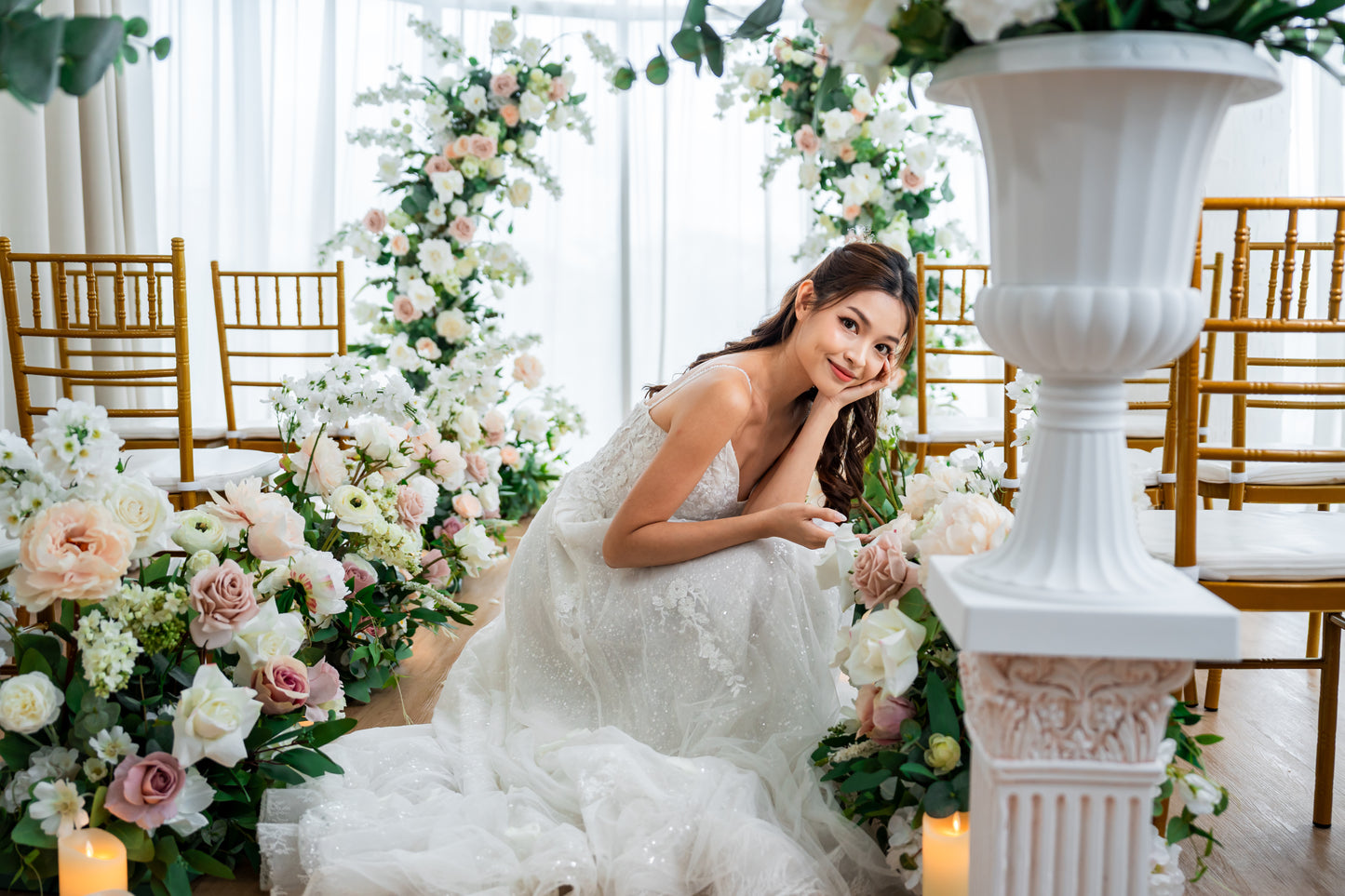 THE REIA AISLE FLOWERS