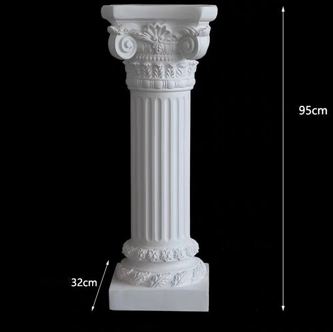 THE ELLE FLORAL PEDESTALS AND URNS SET