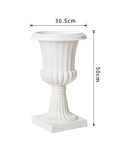 THE ELLE FLORAL PEDESTALS AND URNS SET